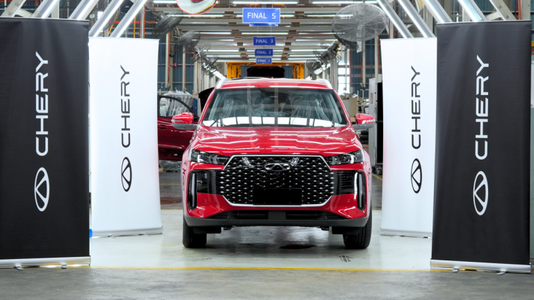 2025 Chery Tiggo Cross CKD production starts in Kulim