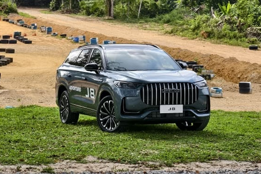 Jaecoo J8 takes on Off-Road obstacles with confidence and comfort