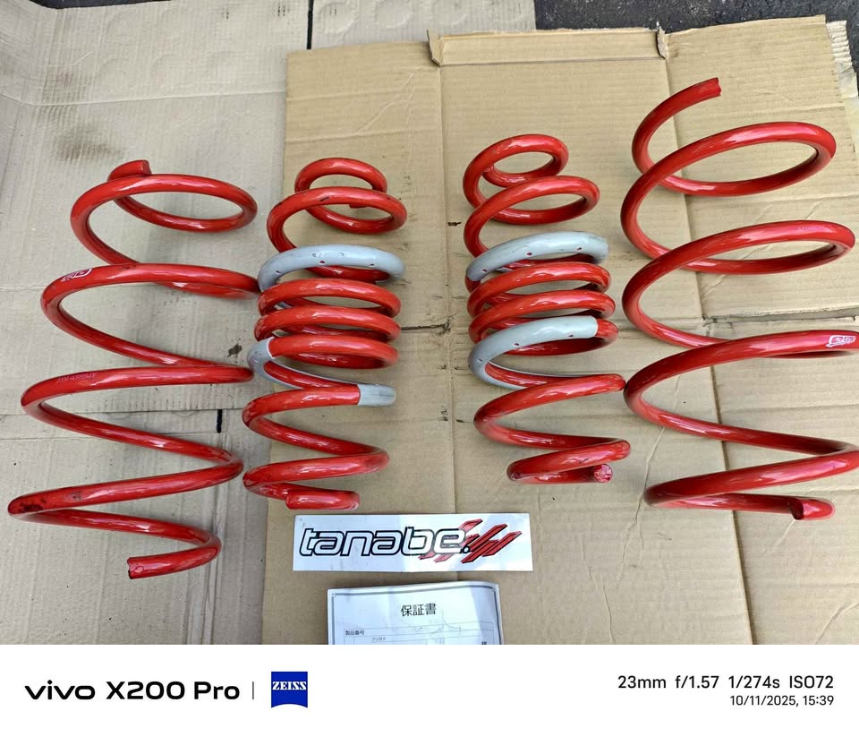 Toyota vellfire Alphard anh20 estima acr50 spring lowed absober tanabe original Japan complete new