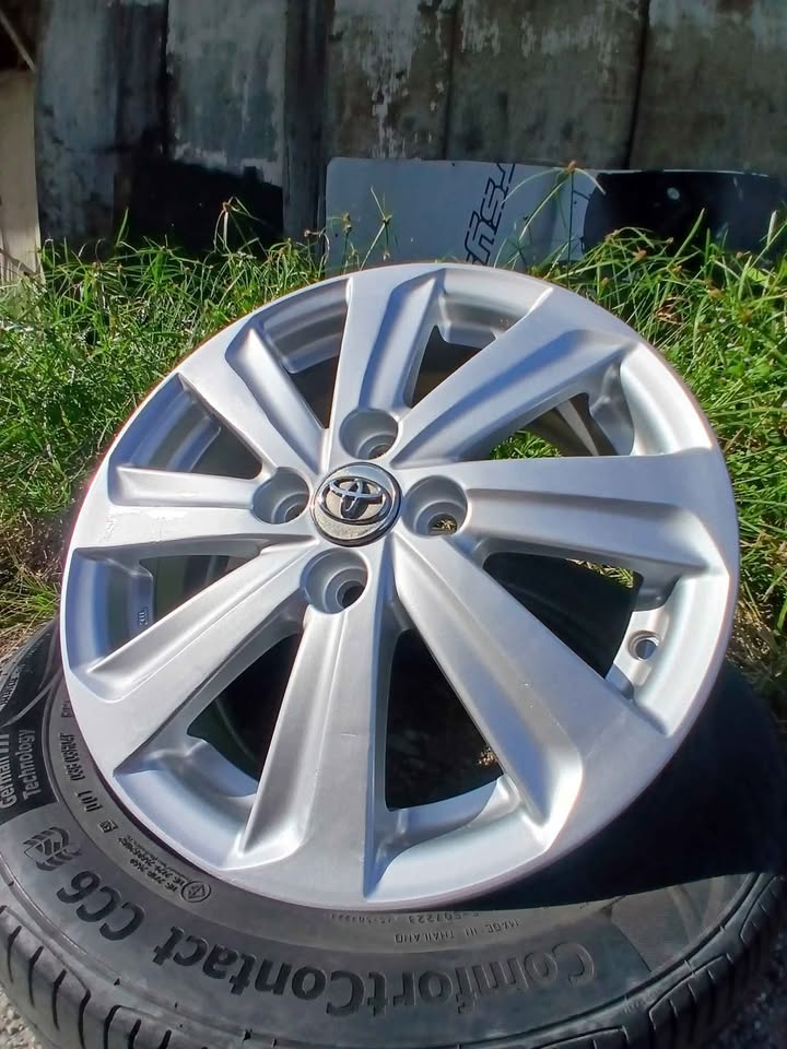 TOYOTA VIOS 2017 1.5J RIM PCD:4X100 blh masuk JDM lain PCD yng sama‼️📍kedai Leong Seng Tyre Service