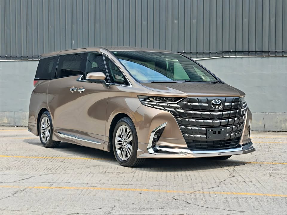 2024 Toyota alphard 2.5 z gold/bronze hud bsm dim grade 5a unreg