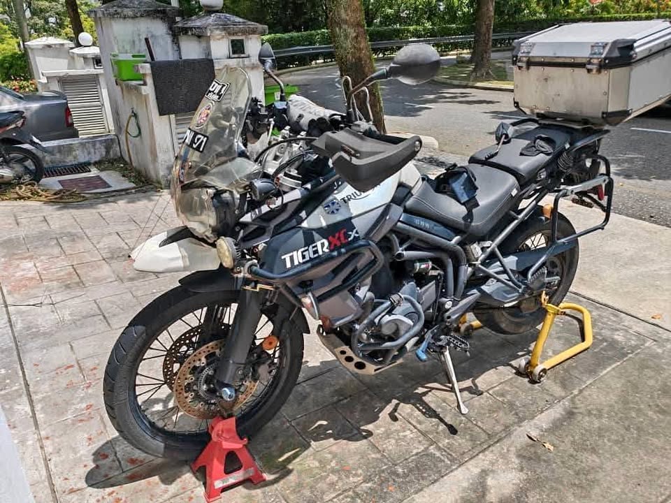 Triumph Tiger 800 XRx Adventure Motorcycle Nak jual Area Putrajaya 🤙Owner bincang https://www.w