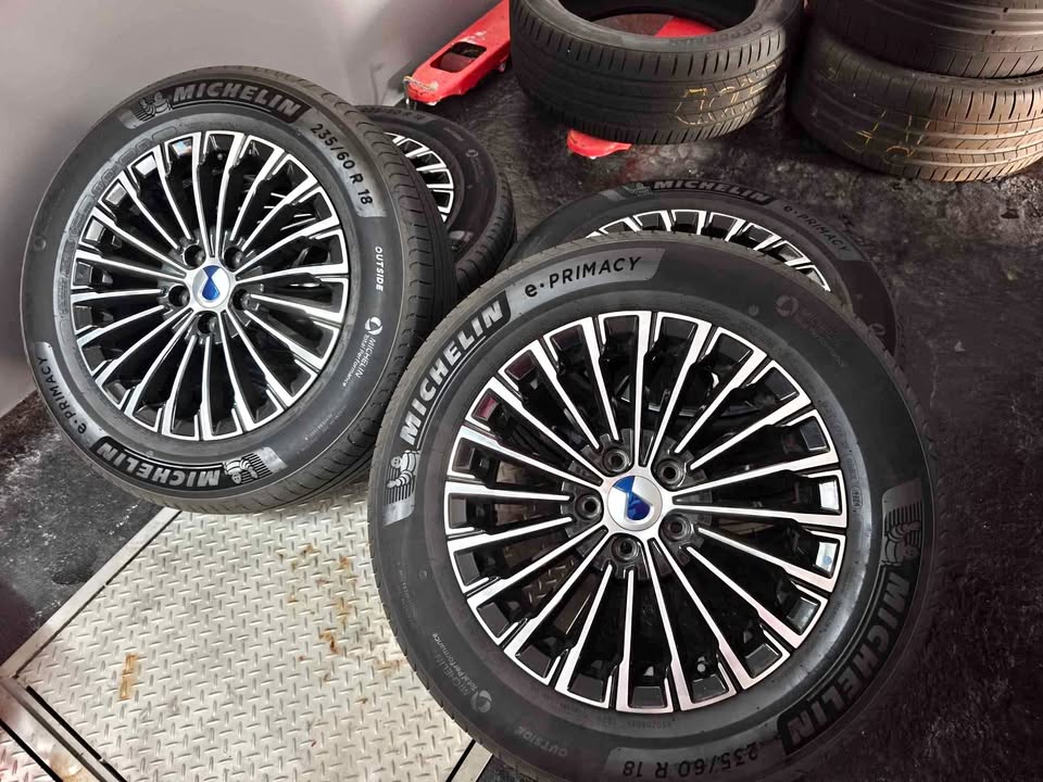 Denza D9 original 18 inch rims 4pcs 99.9% new