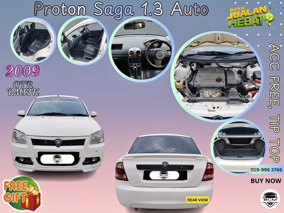 2009 PROTON  SAGA 1.3 AUTO WIT...