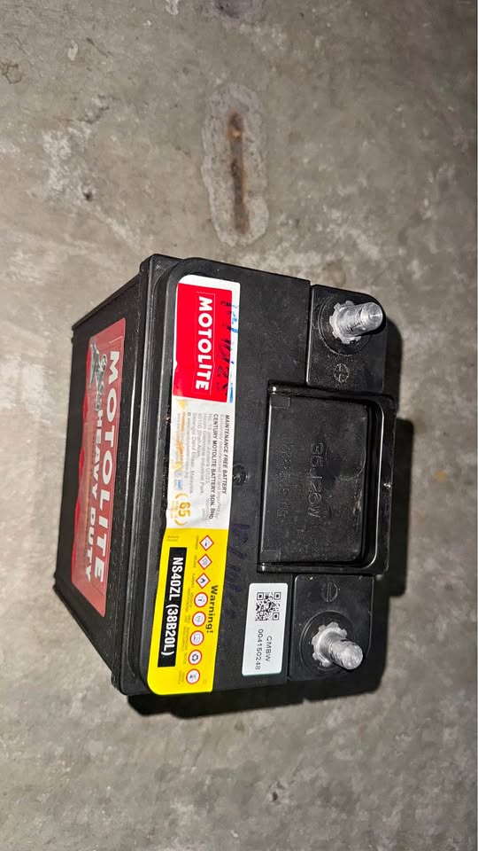Car battery to let go