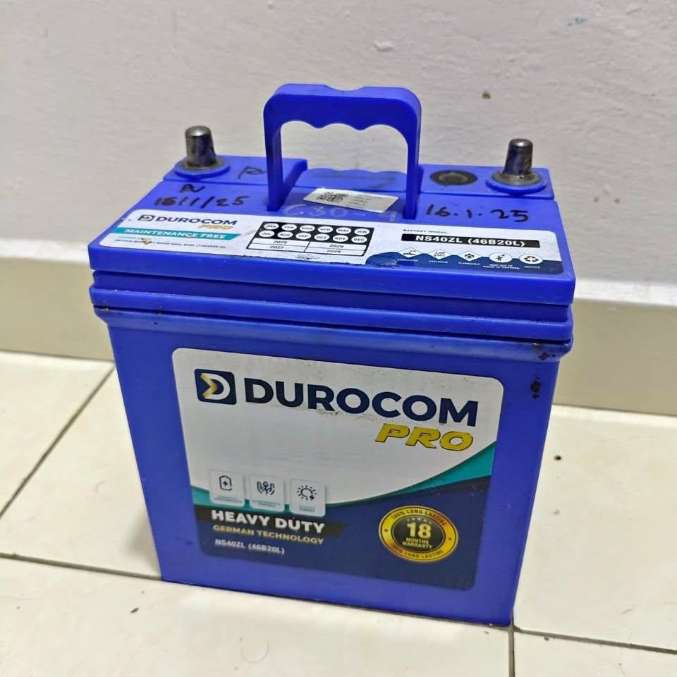 Durocom Pro NS40ZL (46B20L) Car Battery